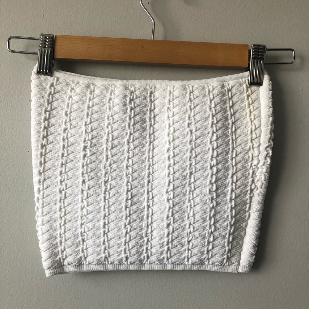 Aritzia Babaton white tube top S